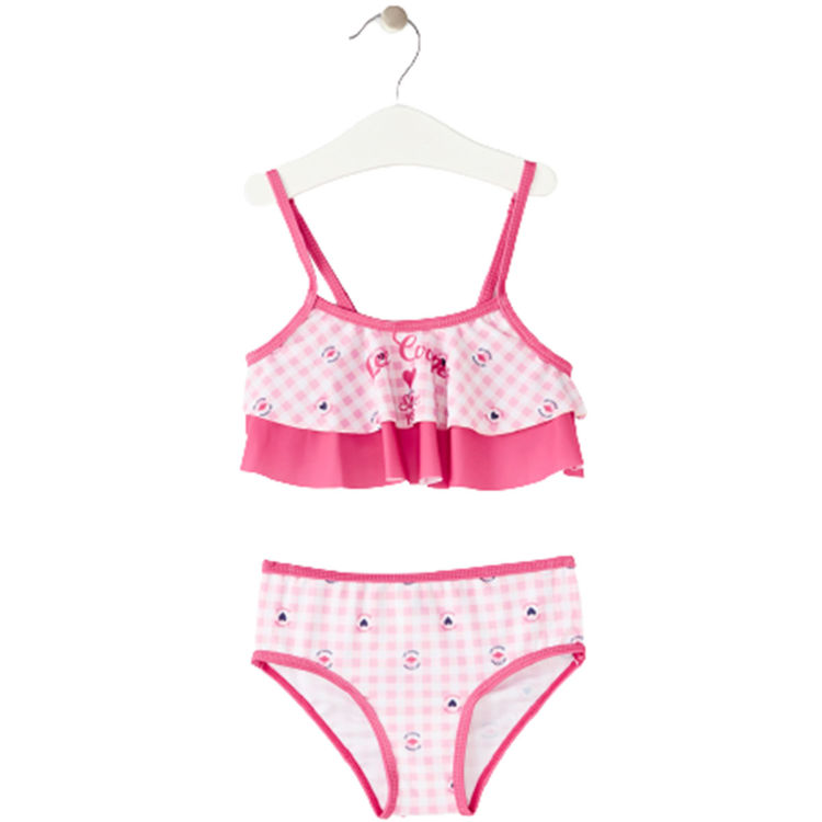 Picture of LC11584- GIRLS LEE COOPER  CHECKED BIKINI